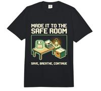 Lustiger Zombie-Survival-Horror-Gamer Made It to The Safe Room Comfort Colors Adult Heavyweight T-Shirt