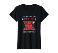 Lustiges Alpha Wolf I'll Protect You Kitten, No Matter What Preisgünstiges Grafik-T-Shirt