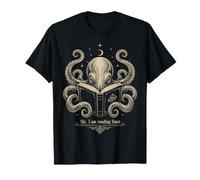 Lustiges Buch Octopus Reading Sir I Am Reading Smut T-Shirt