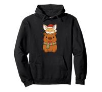 Lustiges Capybara Fennec Fox Weihnachtsoutfit für Jungen und Mädchen Pullover Hoodie