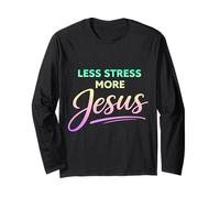 Lustiges christliches Zitat Love Jesus Langarmshirt