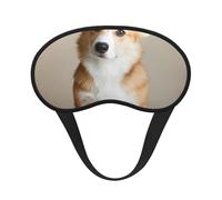 Lustiges Corgi-Hundemuster,Vollständige Augenabdeckungen, lichtundurchlässige Schlafmasken, Verdunkelungs-Augenschützer