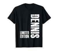 Lustiges Dennis Geschenk Personalisiert Geburtstag Dennis T-Shirt, Herren, Schwarz, L