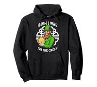 Lustiges Discgolf St. Patrick's Day Irish Ich war auf dem Grün Pullover Hoodie