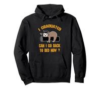 Lustiges Faultier I Graduated can I go Back to Bed Now Graduation Pullover Hoodie