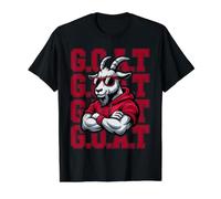 Lustiges Goat Fantasy Football King Basketball-Fußballspiel On Preisgünstiges Grafik-T-Shirt