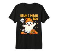 Lustiges Halloween Ghost Bruh I Mean Boo Bruh Ghost Halloween Premium T-Shirt