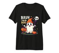 Lustiges Halloween Ghost Bruh I Mean Boo Bruh Ghost Halloween Premium T-Shirt