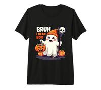Lustiges Halloween Ghost Bruh I Mean Boo Bruh Ghost Halloween Premium T-Shirt