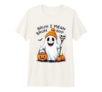 Lustiges Halloween Ghost Bruh I Mean Boo Bruh Ghost Halloween Premium T-Shirt