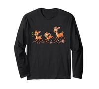 Lustiges Hirsch Mama Kinder Mädchen Damen Muttertag Langarmshirt