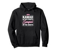 Lustiges Kawaii The Streets Senpai Spruch sarkastisch Pullover Hoodie