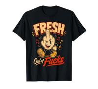 Lustiges Maskottchen mit Aufschrift Winking Fresh Out of Fox T-Shirt