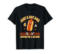 Lustiges Meme für Erwachsene mit Aufschrift Just A Hotdog Looking for A Hallway Preisgünstiges Grafik-T-Shirt