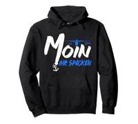 Lustiges "Moin Ihr Spacken" - Moin Pullover Hoodie