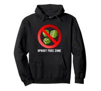 Lustiges Weihnachts- oder Thanksgiving-Dinner Sprout Free Zone Witz Pullover Hoodie