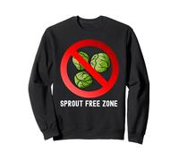 Lustiges Weihnachts- oder Thanksgiving-Dinner Sprout Free Zone Witz Sweatshirt