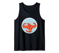 Lustiges Wortspiel mit Aufschrift You're Shrimply The Best Buff Shrimp Tank Top