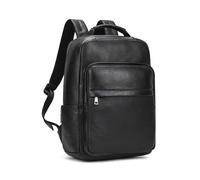 LUUFAN Echtes Leder Schultertasche für Männer und Frauen, Casual Rucksack, schmale Tagespacktasche, Laptop-Rucksack, Geschäft- und Reiserucksack, Outdoor-Tasche