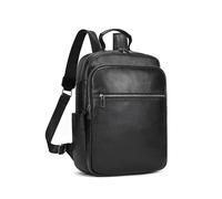 LUUFAN Echtes Leder Umhängetasche für Männer Casual Backpack Slim Daypack Laptop Rucksack Business Travel Outdoor Tasche