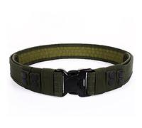 LUUFAN Military Tactical Belt Security Gear Einstellbare Heavy Duty Gürtel mit Schnellverschluss für Outdoor-Aktivität (Armeegrün)