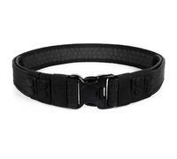 LUUFAN Military Tactical Belt Security Gear Einstellbare Heavy Duty Gürtel mit Schnellverschluss für Outdoor-Aktivität (Schwarz)