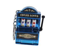 Luwecf e Spielautomaten Schlüsselanhänger für Gaming Enthusiasten, Blau