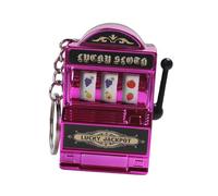 Luwecf e Spielautomaten Schlüsselanhänger für Gaming Enthusiasten, violett