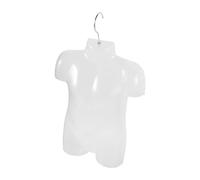 Luwecf Kinder Mannequin Torso, Hängendes Mannequin, Torso, Halbkörper Display Modell - Hängendes Display Modell aus PP für Kleidung - Ideal für Boutiquen & Fotoshootings