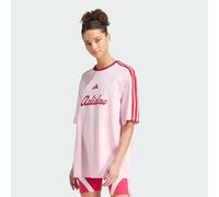 LUX TIRO GRAFIK T-SHIRT, LOCKER GESCHNITTEN Clear Pink S