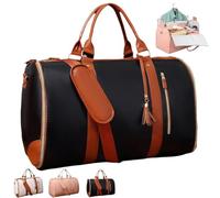 Luxe Mega Bag, Luxe Mega Bag Travel, 2025 Neue 2-in-1-Kleidertaschen für die Reise (Schwarz)