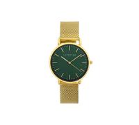 LUXENTER Lici Damenuhr mit grünem Metallic-Finish, 18 K Gold, Grün, Damenuhren, Schmuck für Damen