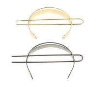 Luxshiny 2 Stück pack Haarstäbe aus Legierung Einfache Anwendung Elegantes Design als Haarschmuck für Damen bei Party und Alltag