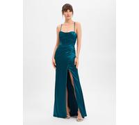 Luxuar Fashion Abendkleid Damen petrol, 42