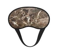 Luxuriöse, dunkelbraune Marmorstruktur,Vollständige Augenabdeckungen, lichtundurchlässige Schlafmasken, Verdunkelungs-Augenschützer