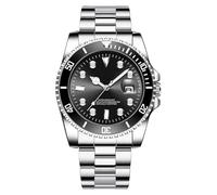 Luxuriöse Herrenuhren - präzise Aufrechterhaltung der Wasserdichten Armbanduhr | Elegante Luxus-Männeruhr aus Stahl | Herrenuhr | Herren-Armbanduhr von, B, riferimento alla descrizione, Siehe