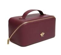 Luxuriöser Kosmetikkoffer von Alice Wheeler London, Zugkoffer, Kosmetiktasche, Kosmetiktasche, Make-up-Tasche für Damen, 3 verschiedene Größen, beere, Eine Größe, Ausklappbarer Kosmetikkoffer
