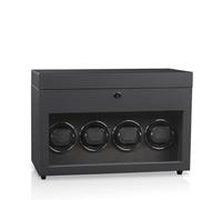 Heisse & Söhne Uhrenbeweger Vancouver 4 - Anthrazit Schwarz