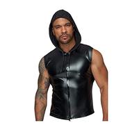 luxury & good Dessous Herren Kapuzenshirt im Powerwetlook M1476 3XL