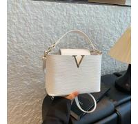 Luxus Damen Handtasche Marken Tasche, Wellen Muster hochwertige Stein Textur Shopper, 2025 neue Mode vielseitige Schultertasche mit großer Kapazität,