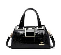 Luxus Designer Marke Damen kleine Umhängetasche, neue glänzende strukturierte Leder Schultertasche, lässige Tragetasche 2026