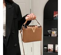 Luxus Marken Damen Handtasche, hochwertig geflochtene Shopper Tasche, Mode Schultertasche 2025 mit großer Kapazität, modische Handtasche, Retro Lässig