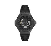 Luxusuhr PHILIPP PLEIN "Skeleton Royal", 0202, schwarz, schwarz, Armbanduhren, Herren (27045824-0) 0202, schwarz, schwarz