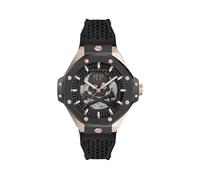 Luxusuhr PHILIPP PLEIN "Skeleton Royal", 0216, schwarz, gold, Armbanduhren, Herren (42090721-0) 0216, schwarz, gold