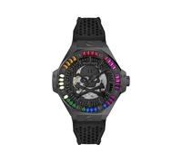 Luxusuhr PHILIPP PLEIN "Skeleton Royal", 0221, schwarz, multicolorot, Armbanduhren, Herren (18543044-0) 0221, schwarz, multicolorot