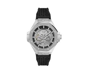 Luxusuhr PHILIPP PLEIN "Skeleton Royal", 0270, schwarz, silber, Armbanduhren, Herren (95324356-0) 0270, schwarz, silber