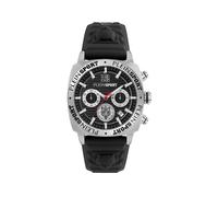 Luxusuhr PLEIN SPORT "Wildcat Chrono", 0270, schwarz, silber, Armbanduhren, Herren (69386811-0) 0270, schwarz, silber
