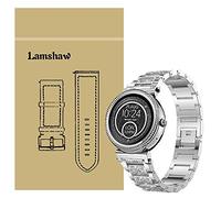 LvBu Armband Kompatibel für Michael Kors sofie, Damen Metall Band Premium Edelstahl Bracelet Gurt für Michael Kors Access sofie (Silber)