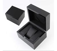 LVUNZJCA Uhrenbox Klavierlack schwarz lackiert 1 Uhr-Kasten Uhr Aufbewahrungsbox Geschenkbox für Damen und Herren