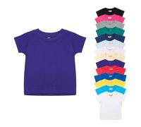 LW020 Larkwood Kinder Rundhals-T-shirt Kurzarm Pale Blue 24/36 Monate